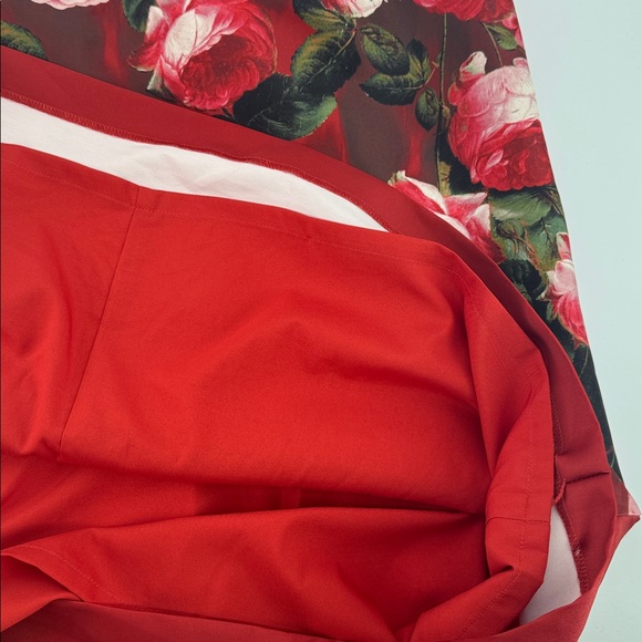 Talbots Floral Rose Box Pleated A-Line Mini Skirt Size 12p Gorgeous! - Picture 8 of 10